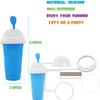350ml Durable Slush Ice Cream Maker Quick-frozen Smoothies Squeeze Slush Quick Cooling Cup Milkshake Bottle Smoothie Cup