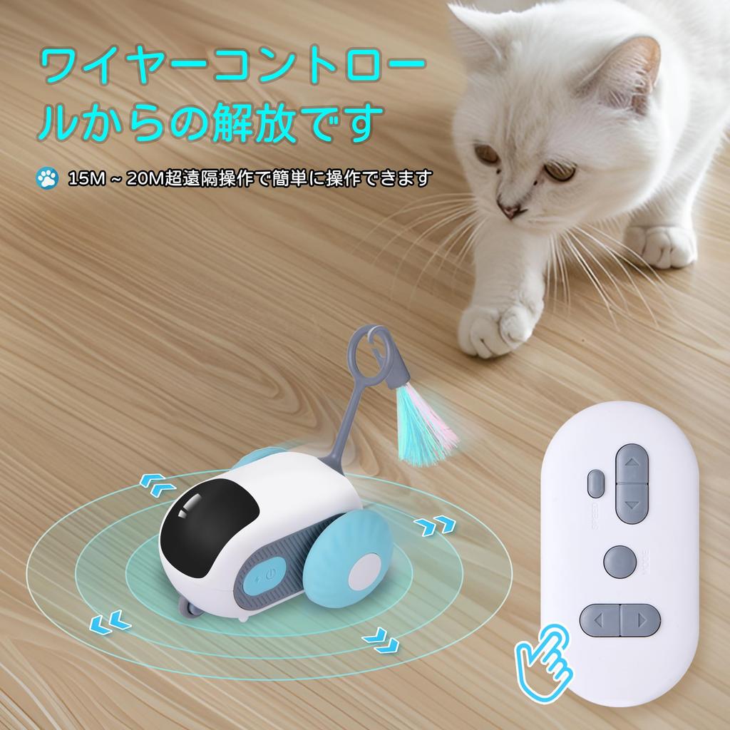 Katzenspielzeug Mausauto Automatische Hindernisvermeidung Haustierspielzeug Fernbedienung Spielzeugauto