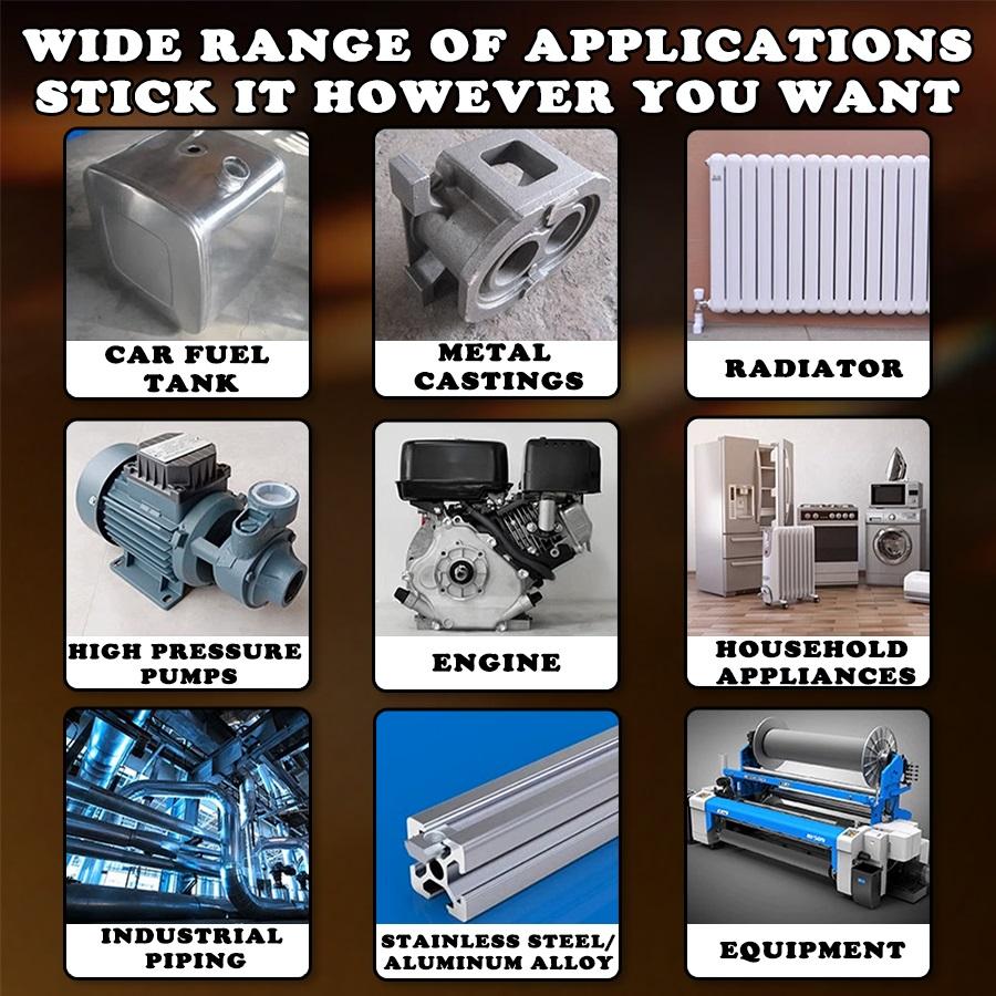 90g High Temperature Metal Repair GlueAB Glue Strong Cold Welding Glue Magic Plastic Repair Casting Adhesive Agent Weld Tools