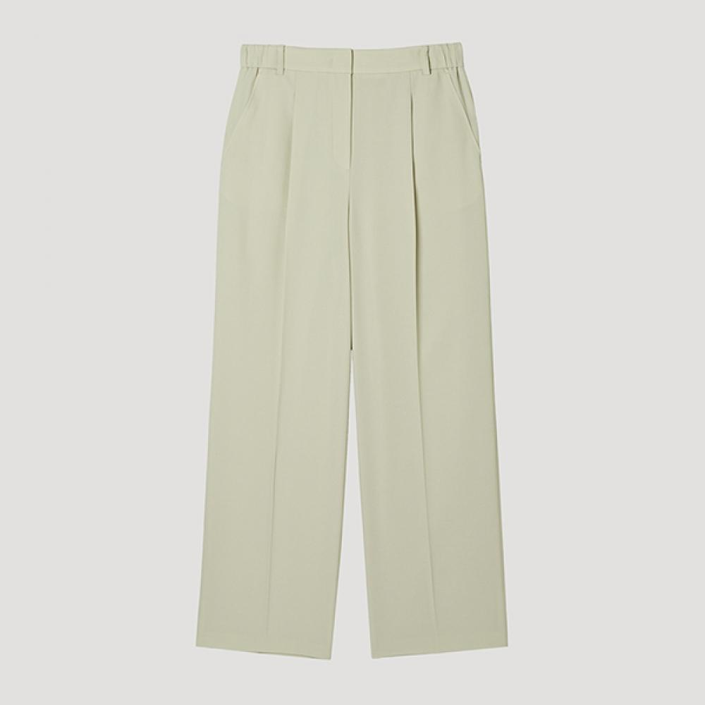 

[She S miSS] Back Banding One Tuck Wide Setup pantS SwSSlp22050 Lb light beige/55