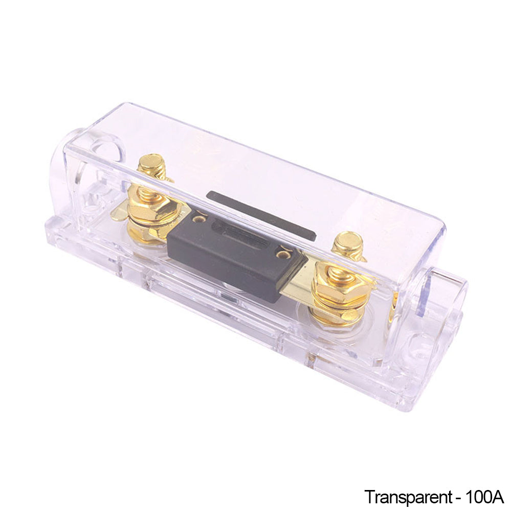 Car Auto Fuse Holder Bolt-on Fuse Automotive Audio Fuse Holders Fusible Link with 40 50 80 100 125 150 250 300 400A Amp