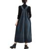 Denim Extra-wide Casual Strap Dress Women