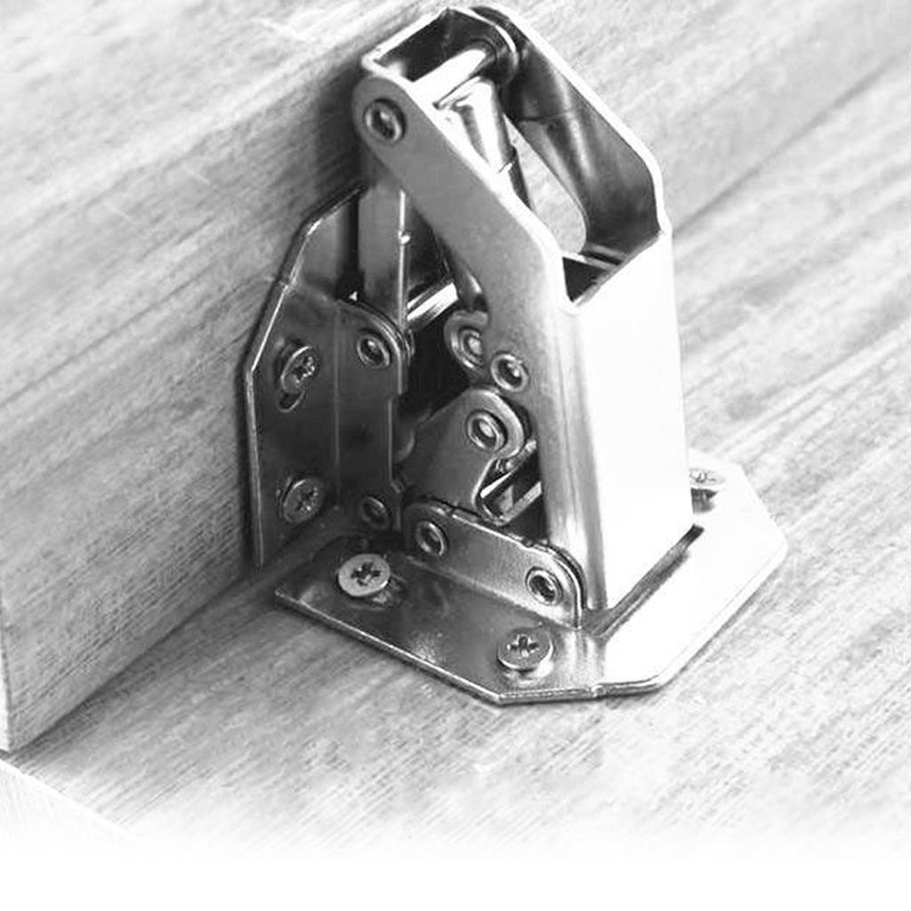 2 Stück Edelstahl Brückentyp Scharniere Türscharnierzubehör für Zuhause Schubladentür