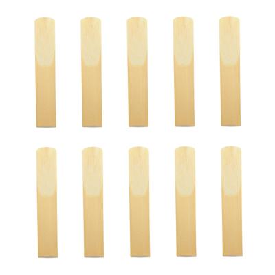 10Pcs Clarinet Reeds Produce Clear Sound Smoothing Light Portable Traditional Reeds for Clarinet Rep