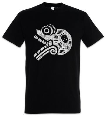 Aztec Skull T-Shirt Mens Womens Tees Top Aztecs Empire Tattoo American Indians Tribe Symbol Sign