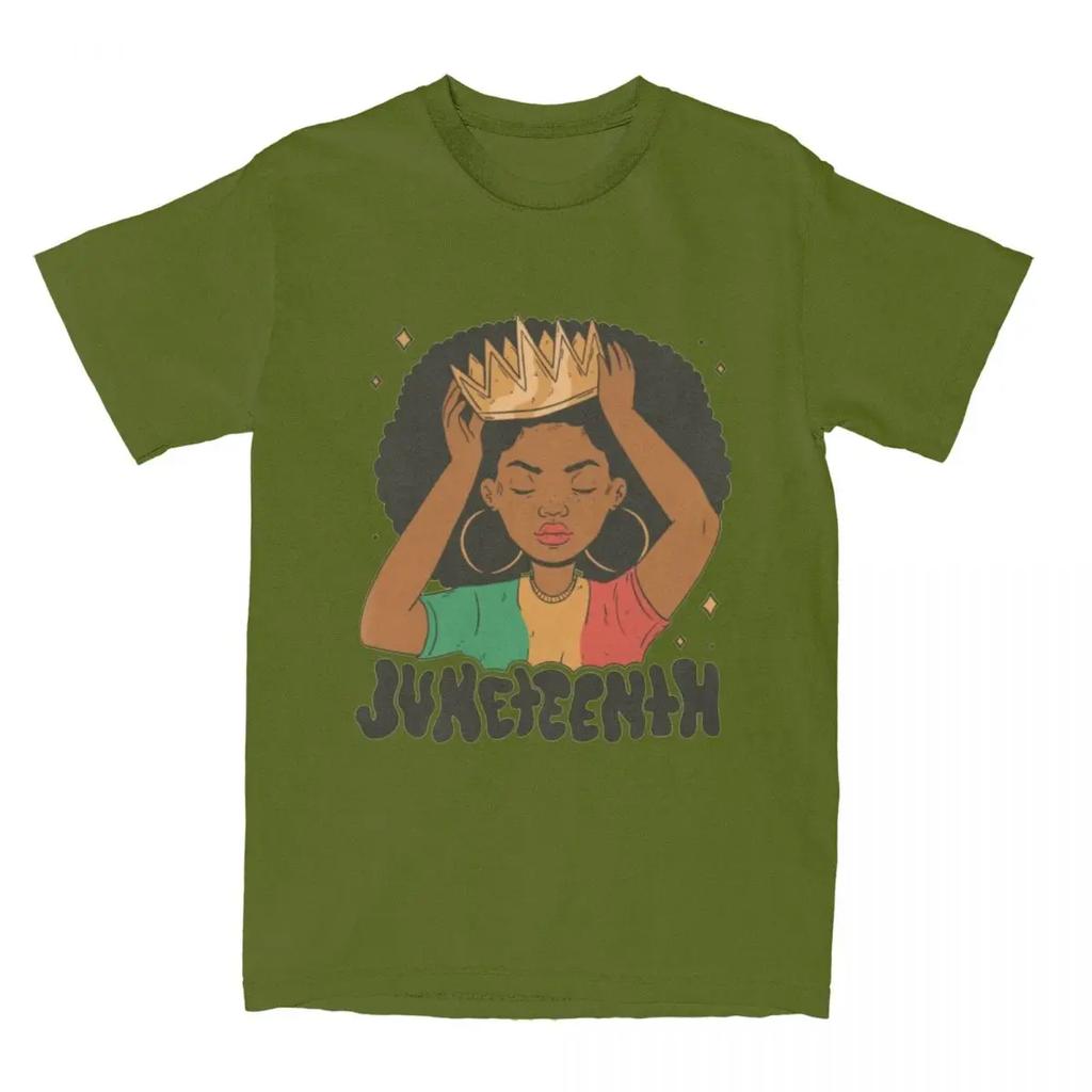 African Juneteenth Colors Men Women T Shirts Black Women Girl Merch Leisure Tees T-Shirt Birthday Gift Clothing