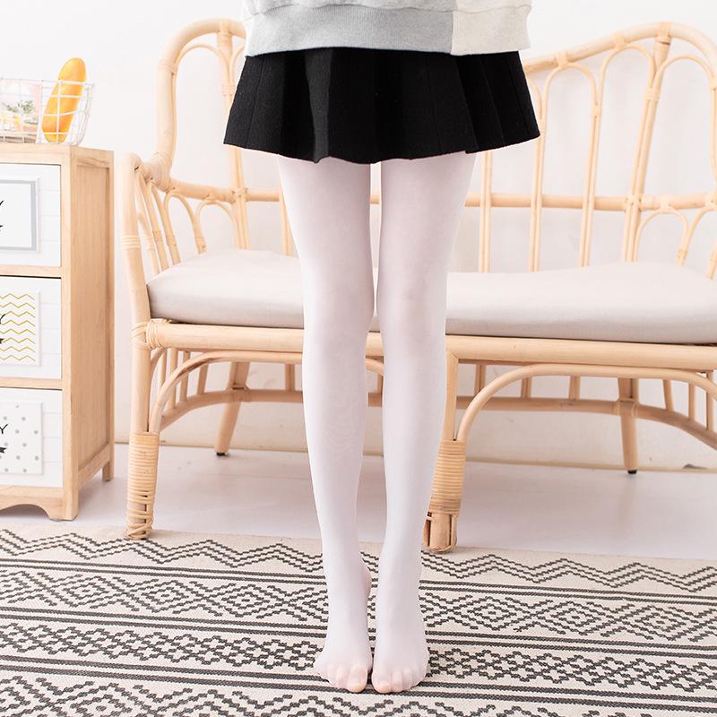 

Дитячі щільні оксамитові колготки для балету - Дизайн «Кіготь дракона», Білі M (Height 100-120CM)