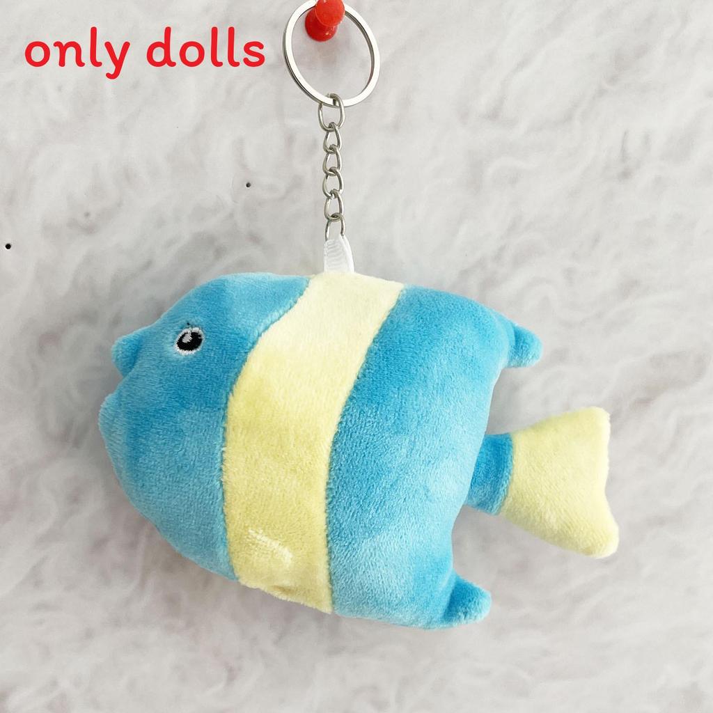 

Marine Aquarium Fish Plush Doll With Polyester Fiber For Bag Decor And Gifts синій