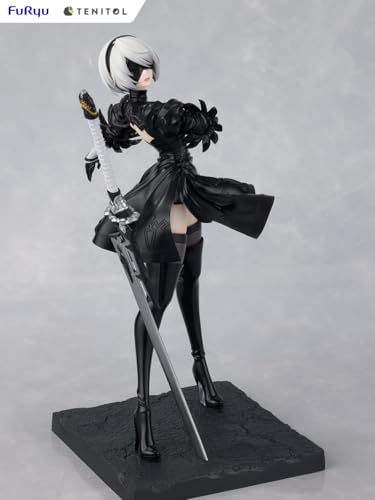 Furyu "NieR:Automata Ver. 1.1a" TENITOL 2B (YoRHa No. 2 Type B) Non-scale ATBC-PVC Pre-painted Complete Figure (AMU-TNL0101) Approximately 220mm Tall