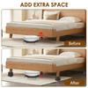 4Pcs Shock-Absorbing Bed Foot Pads Heavy Duty Table Lifters Stable Furniture Leg Risers  Chair Legs