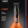 VGR High-end Electric Hair Clipper 9000 RPM Professional Grade Hair Trimmer Gradient Color Metal Body Carving Push Shear with Digital Display V-889T