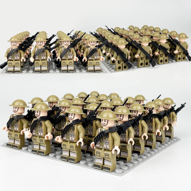 Building Army Square Block Toy Set Classic And Exquisite Particle Square Doll