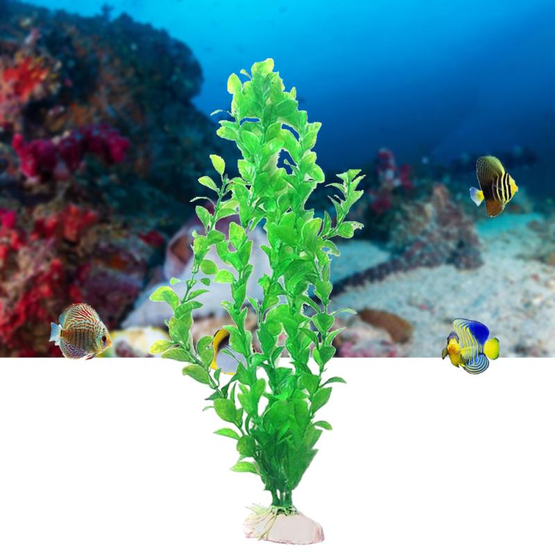 25cm Artificial  Ornaments Simulation Fake Water Plants Micro Landscape Aquarium Fish Tank Bottom