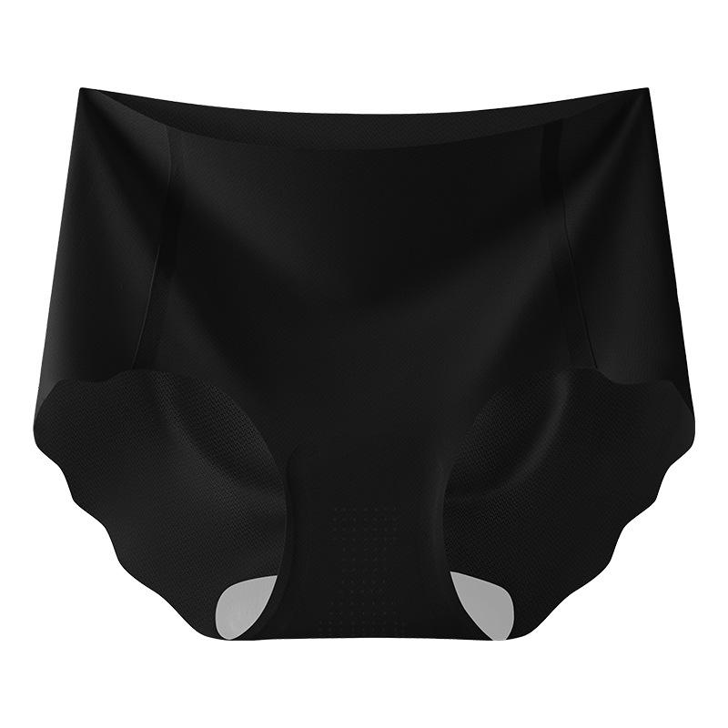 Women's Summer Ultra Thin Air Hole Ice Silk Non Trace Quick Drying Briefs