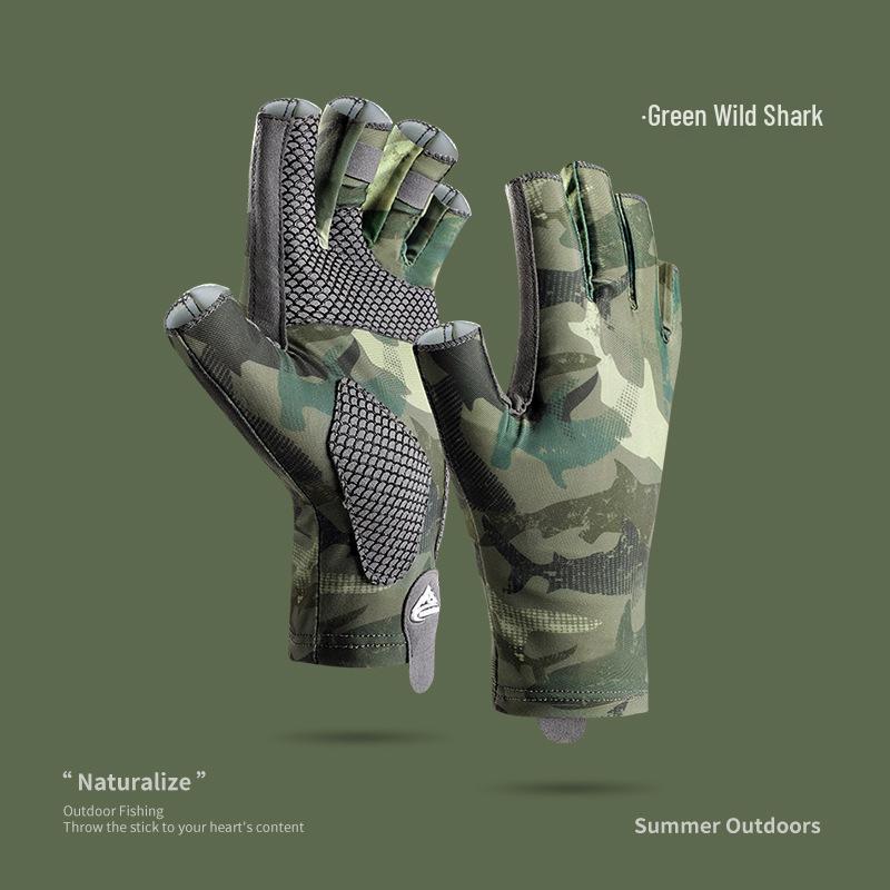 Warm Windproof Winter Fishing & Cycling Gloves for Men - Non-Slip, Touchscreen-Compatible, Fleece-Lined