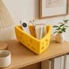 Cheese Shaped Desktop Ornaments Triangle Jewelry Holder INS Storage Box  Desk Decor