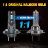 2PCS H7 LED Headlight Bulb 22000LM 12PCS CSP 3570 Car Headlamp Auto Mini CanBus H7 Led Bulb Turbo Light 6500K 12V 110W