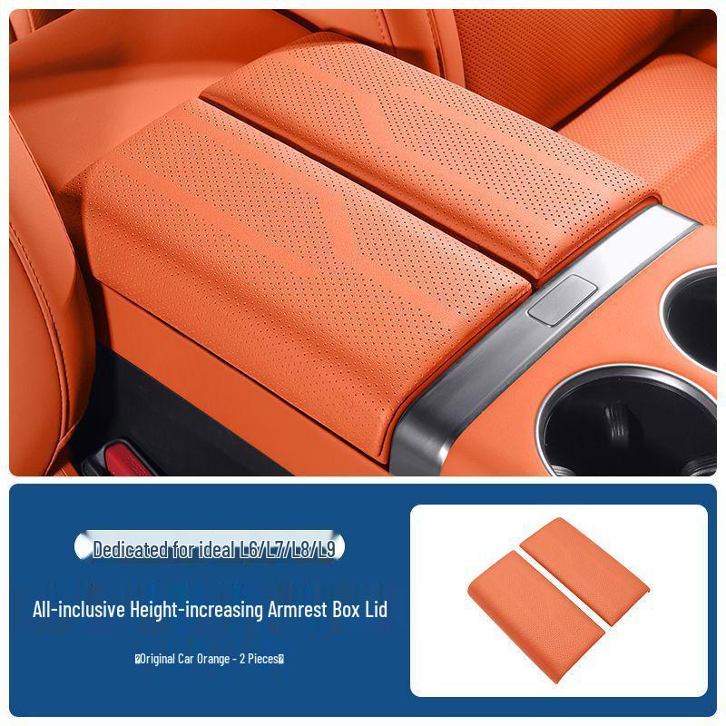 Ideal i6/i8 Car Armrest Box Leather Cover - Interior Decoration & Protection Pad