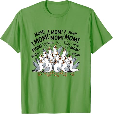 2026 New Fashion Mothers Day Novelty TShirt Gift Funny Bird Mom Seagull Funny Mama Seagulls Ocean Graphic Aesthetic Clothes