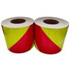 5cm/10cm/15cm/20cm*5M Reflective Adhesive Tapes Fluorescent Yellow-Red Left Right Twill Sticker Reflectors Waterproof  Sheetings