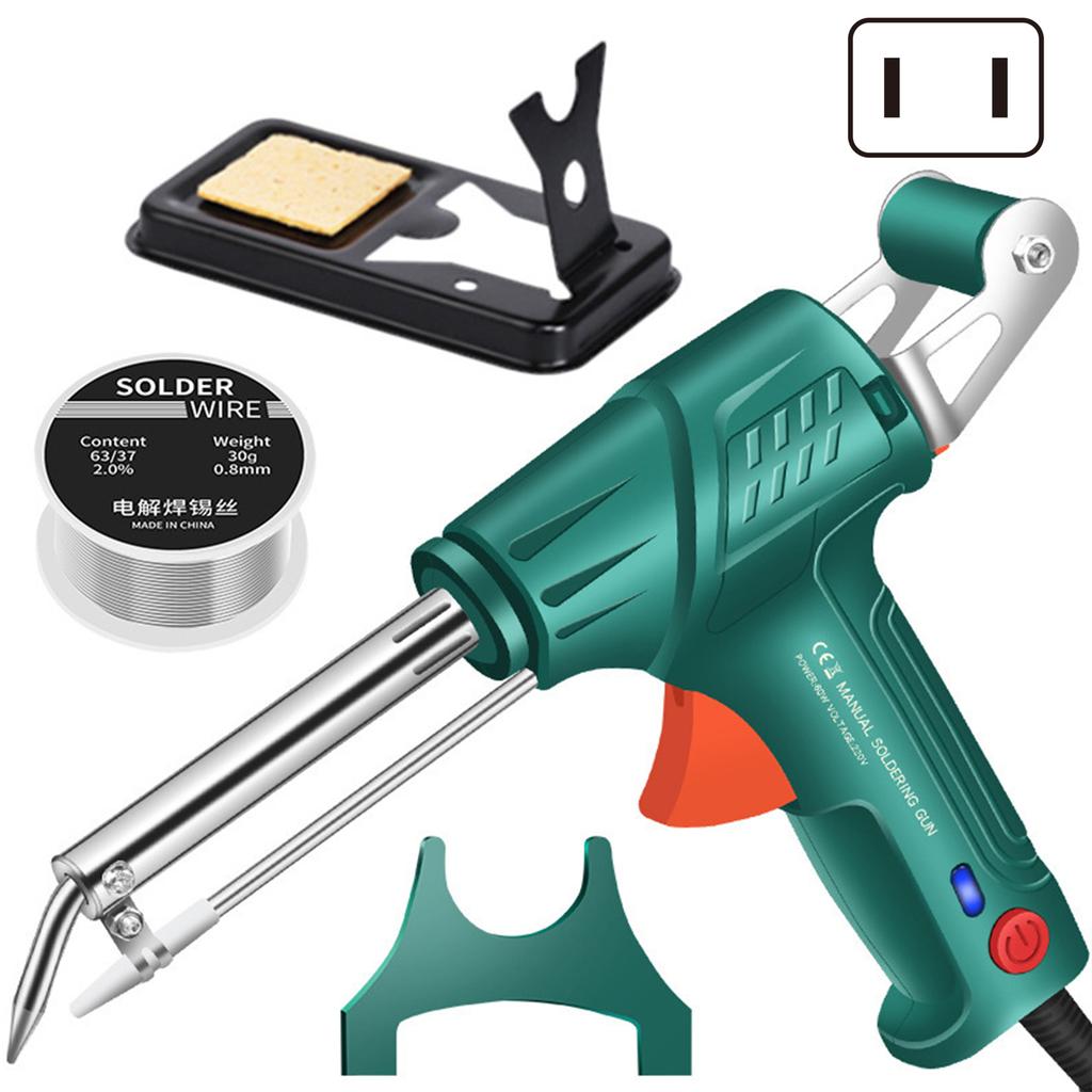 Electric Soldering Iron Gun Hand-Held Internal Heating Soldering Iron Automatically Send Tin Gun Soldering Welding Repair Tool