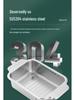 304 Stainless Steel Telescopic Draining Basket for Kitchen Sink - Dish, Bowl, and Plate Organizer.