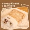 Winter cat bed, cat warm sleeping bag, cat sleeping in the blanket, warm and comfortable for cats, dog bed, pet supplies