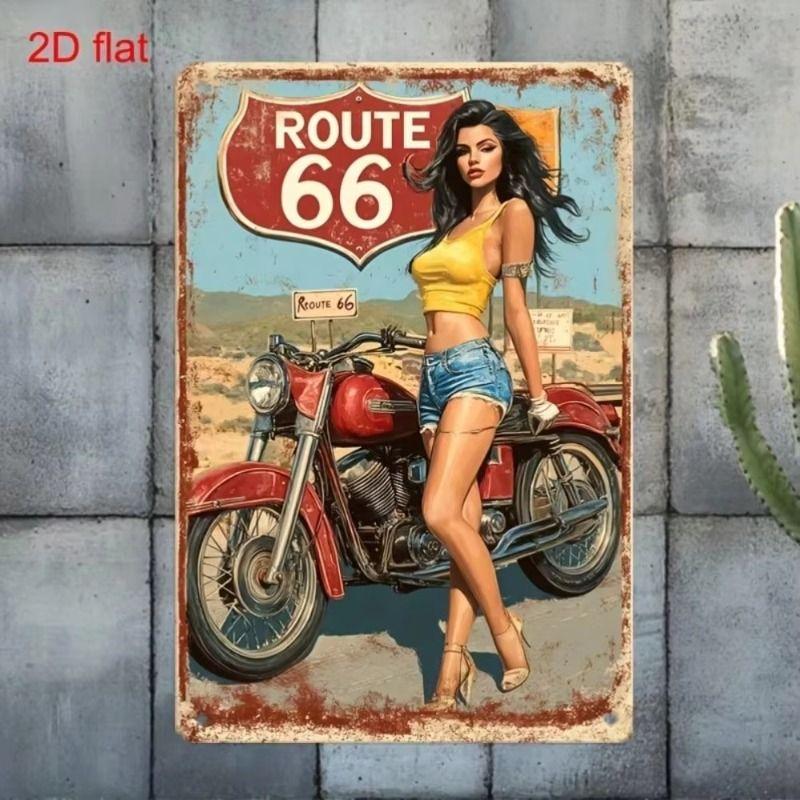 Retro Metal Tin Sign 8x12 inch Office Living Room Wall Decor