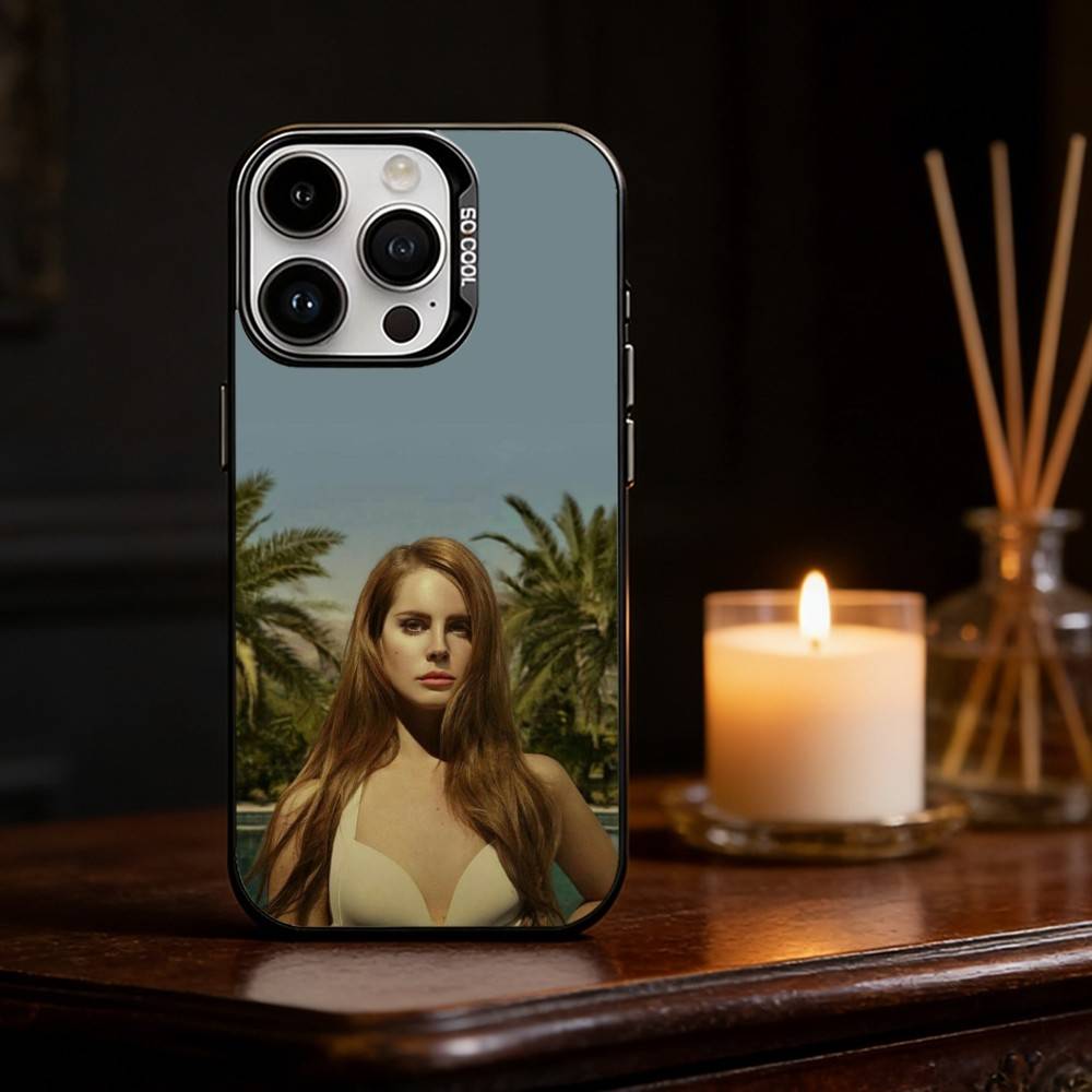 Singer LanaDelRey S-Summertime Sadness Phone Case For iPhone 17,16,15,14,13,12,11,Pro Max,Plus Candy Silver Cover