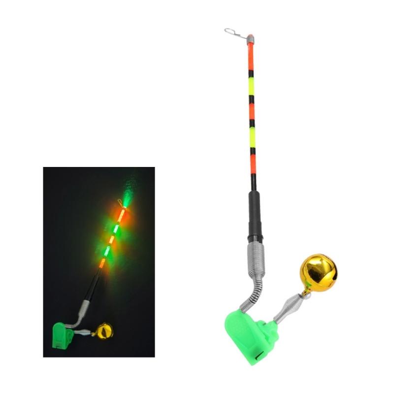

Fishing Rod Lighting Stick Bites Alarm Night Fishing Alarm With Quick Install Clip Detachable Fish Bites Indicator