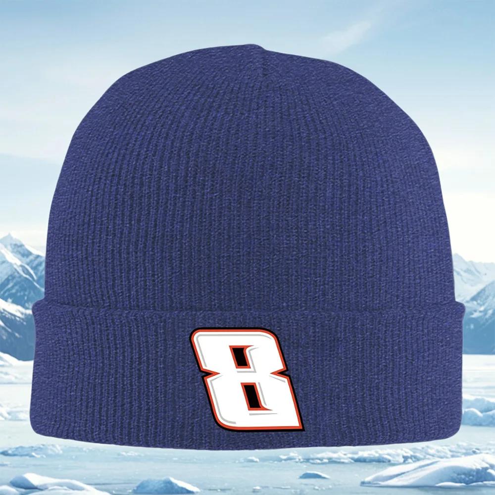 Bold Stylized Number Graphic Design Unisex Women Unisex Knitted Hat Beanie Pullover Cap Winter Thermal Warm Christmas Outdoor Cycli