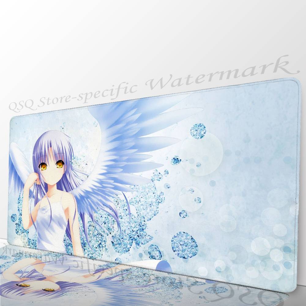 Tachibana Kanade Anime A-Angel Beats Mousepad Mouse Mat Desk Mat With Pad Gaming Accessories Prime Gaming XXL Keyboard Pad Pad