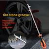 Automobile Tire Stone Removal Hook, Multi-functional Stone Removal Tool for Vehicle Tires, Stone Removal Hook