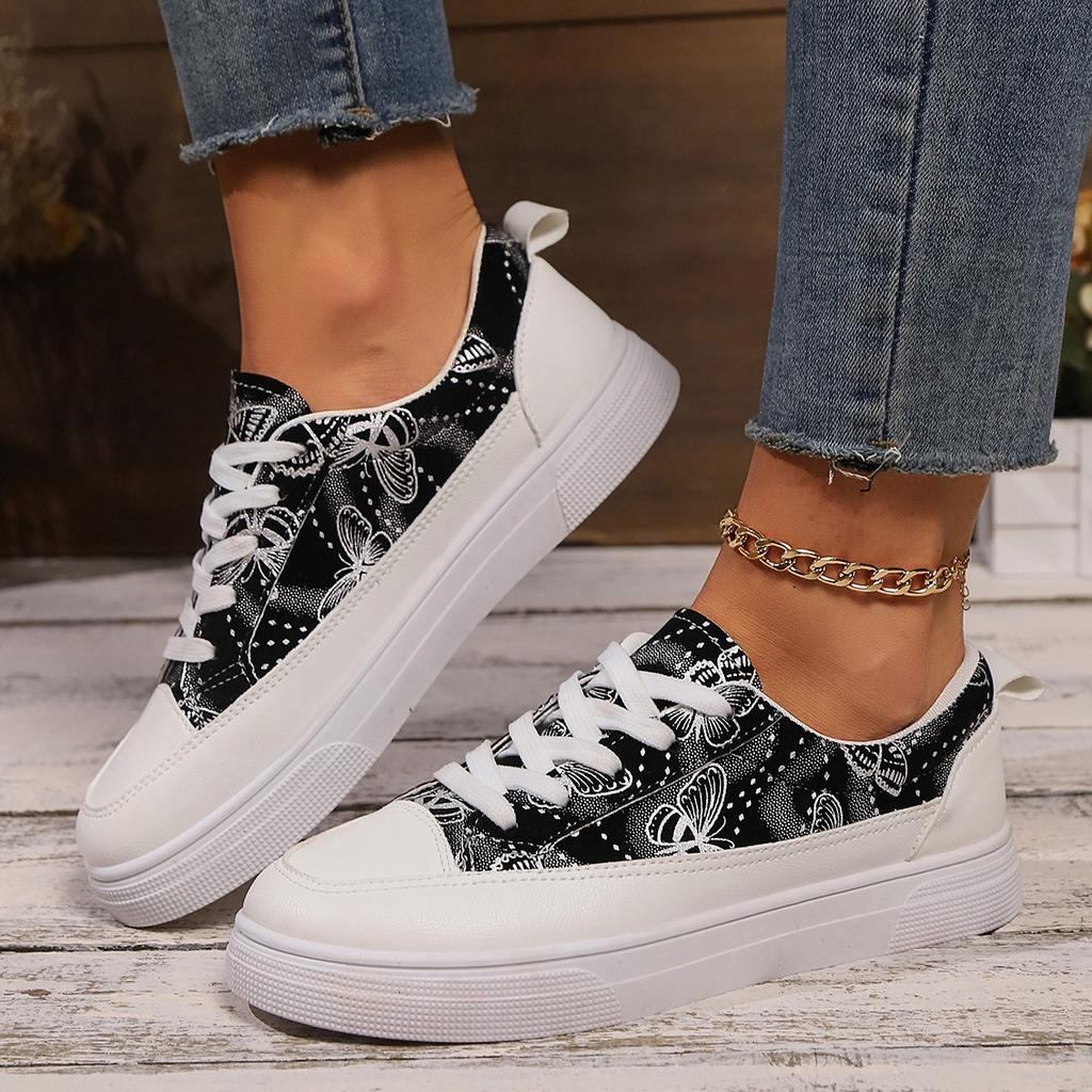 Luxuriöse Damen Casual Designer Canvas Schuhe Bequeme Walking Flats Sneakers Sportschuhe Damen Hohe Qualität Chaussures Femme Schuh