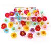 100PCS/lot 2.5cm Mini Daisy Decorative Flower Artificial Silk Flowers Party Wedding Decoration Home Decor(without Stem) Cheaper