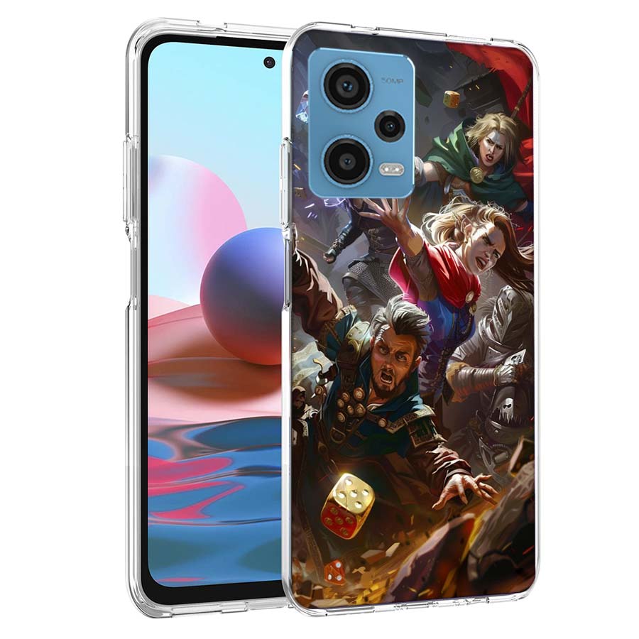 Game D-Dungeons D-Dragons D-DND Phone Case For Redmi Note 13 12 14 15 Pro Plus 13R 11 11T 11E 11S 10 Pro 10S 9 9S Cover Cell Cle