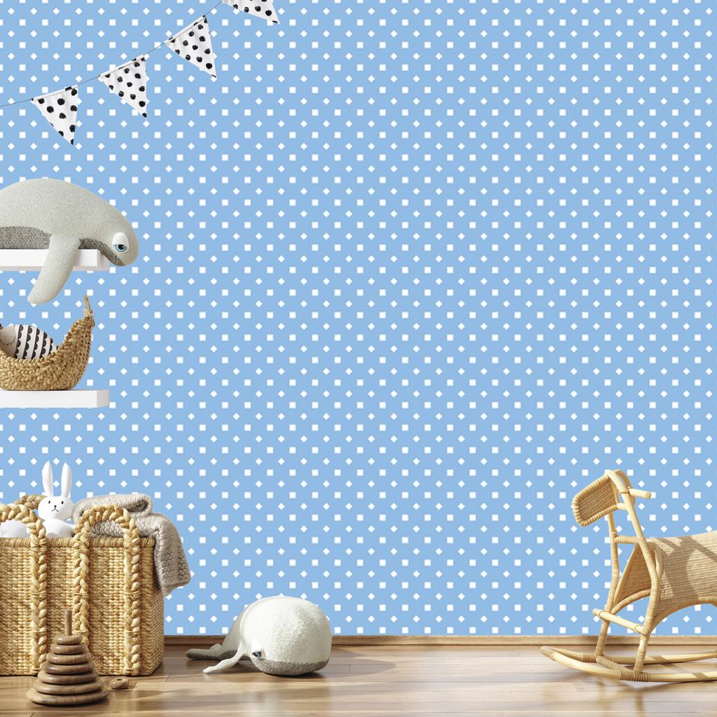 Azure Dots Wallpaper, Azure Bottom for Living Room and Bedroom 50x1000