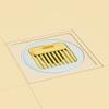 Floor Drain Filter Universal Fit Comb Design Smooth Drainage Easy to Clean Hair Catcher Odor-proof Floor Drain Protector