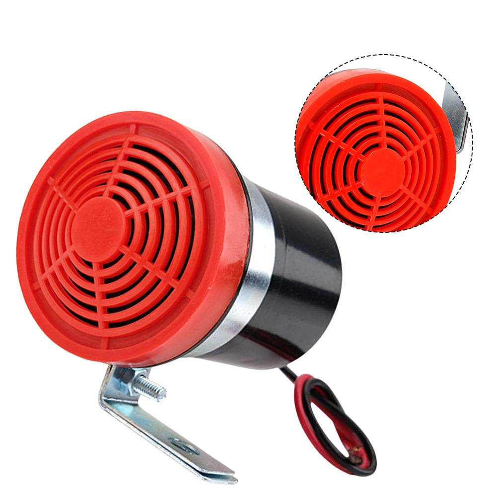 Backup Siren Buzzer 12V 105dB Loud Alarm for Vehicle Reverse Safety High Sensitivity and Fixed Bracket for Easy Installation