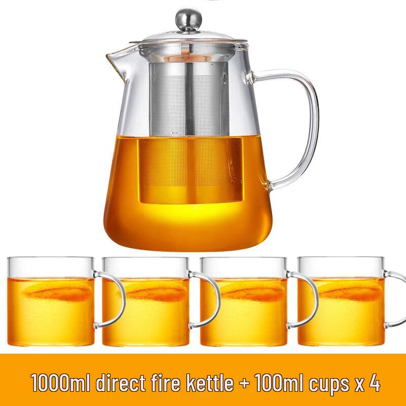 Heat-Resistant Glass Teapot Tea Set