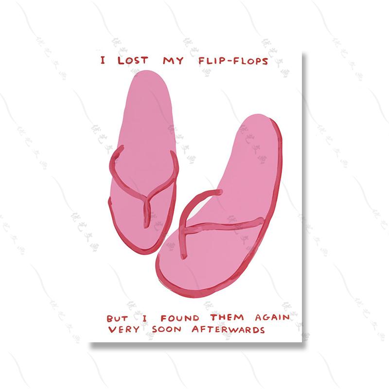 David Shrigley Wall Art Print Canvas Painting Funny Man Butt Abstract Animals Nordic Poster Home Decor Pictures For Living Room