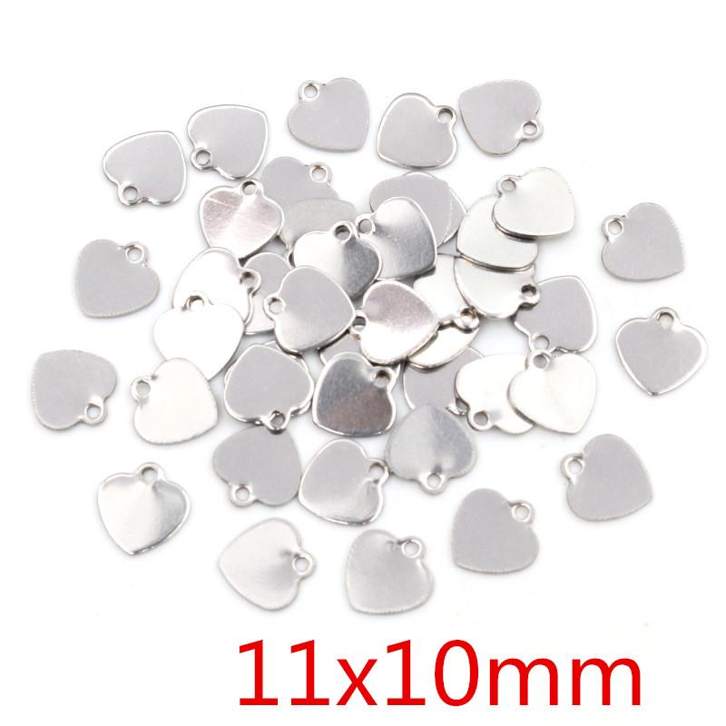 50pcs/lot No Fade Charms 316 Stainless Steel Hollow lovely heart Charms handmade Craft pendant Jewelry making,DIY for necklace