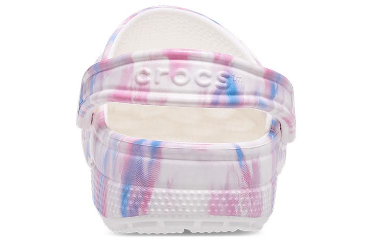 Crocs Classic Casual Unisex White Pink Blue Sandals 'White Pink Blue' 207567-94S