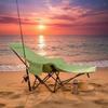 Adjustable Camping Recliner Foldable Design Folding Lounge Chair Detachable