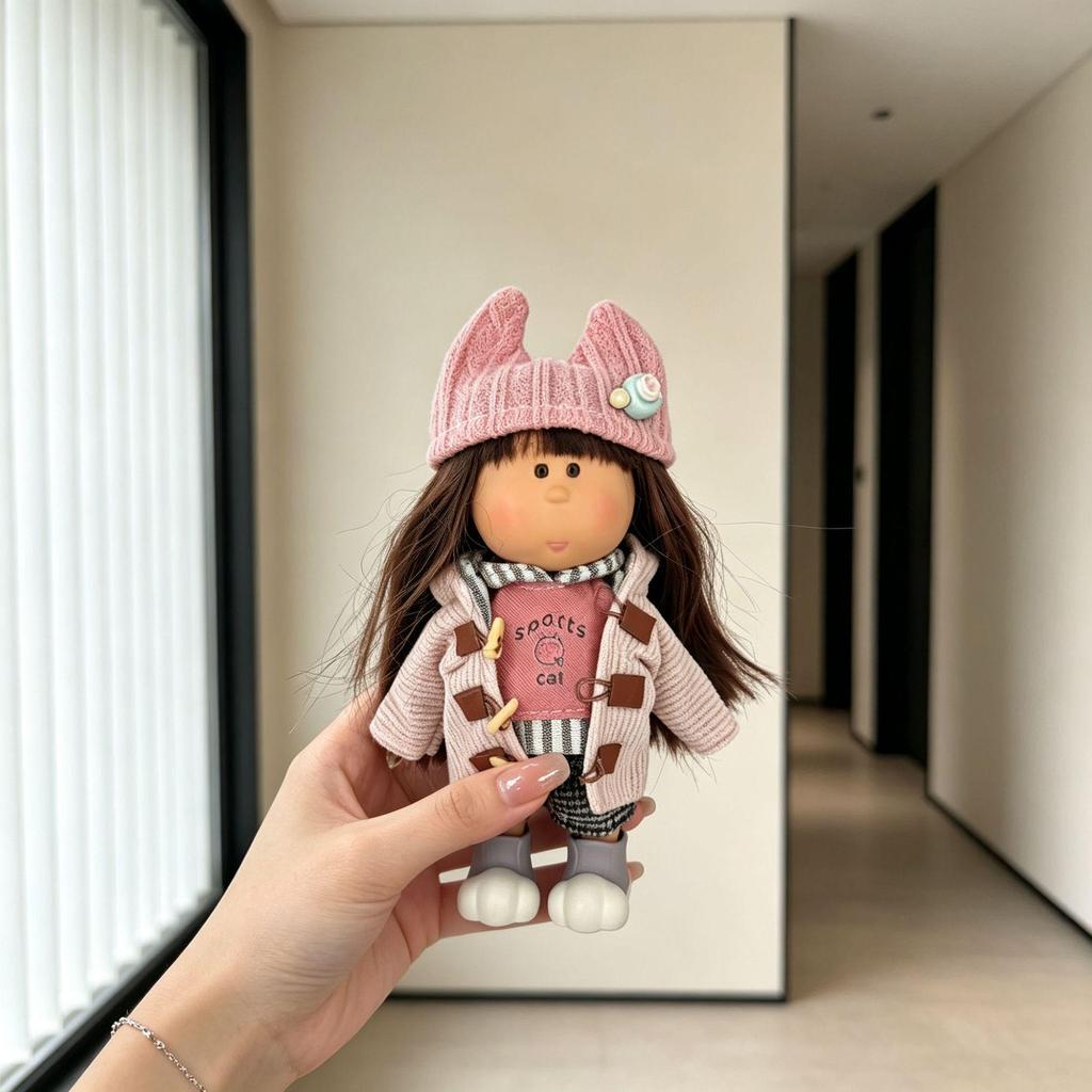 14cm Spanish Mia Potato Doll Clothes Set for 8/12 Scale BJD Dolls