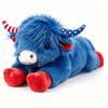 Highland Cow Plush Toy With Super Soft Short Pile For Kids And Adults
