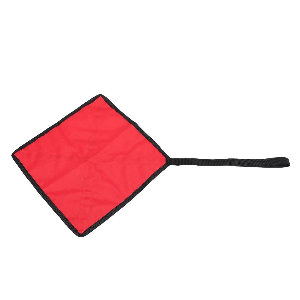 2PCS Red Safety Warning Flags 12.6*12.6in High Visibility Flags Reflective Safety Flags Outdoor Use