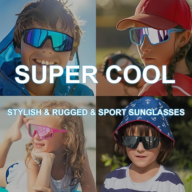 New Kids Polarized Sunglasses UV400 Protection Youth Softball Baseball Cycling Photochromic Sun Glasses for Boys Girls 5-13