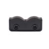 1Pc Tent Replacement Connector Gazebo Awning Tent Connector Black Plastic Rectangular Bracket Tent Outdoor Camping Accessories