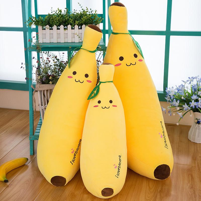 

Soft down cotton banana throw pillow creative large fruit soft doll rag doll nap pillow 35cm